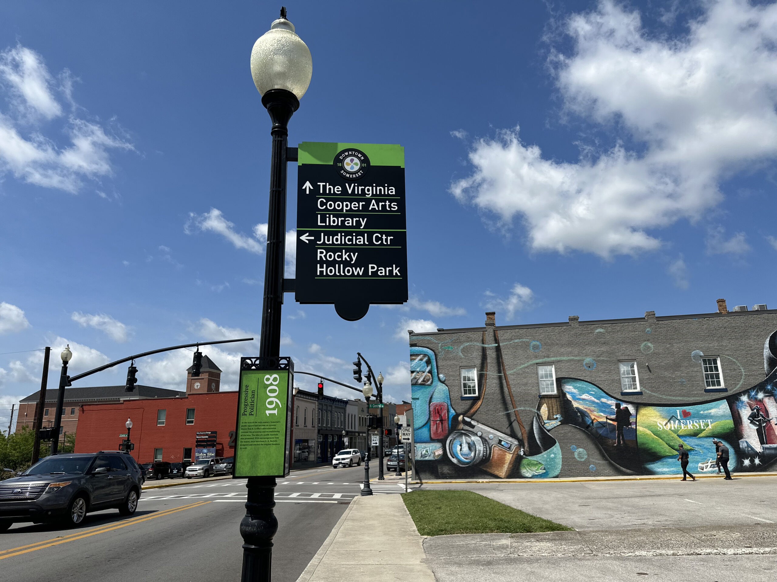 City of Somerset introduces new downtown wayfinding and placemaking ...